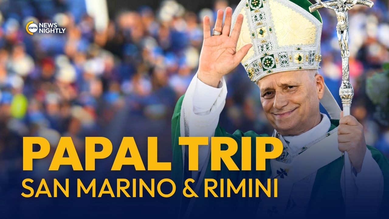 Pope Leo's Day Trip Through San Marino and Rimini | EWTN News Nightly
