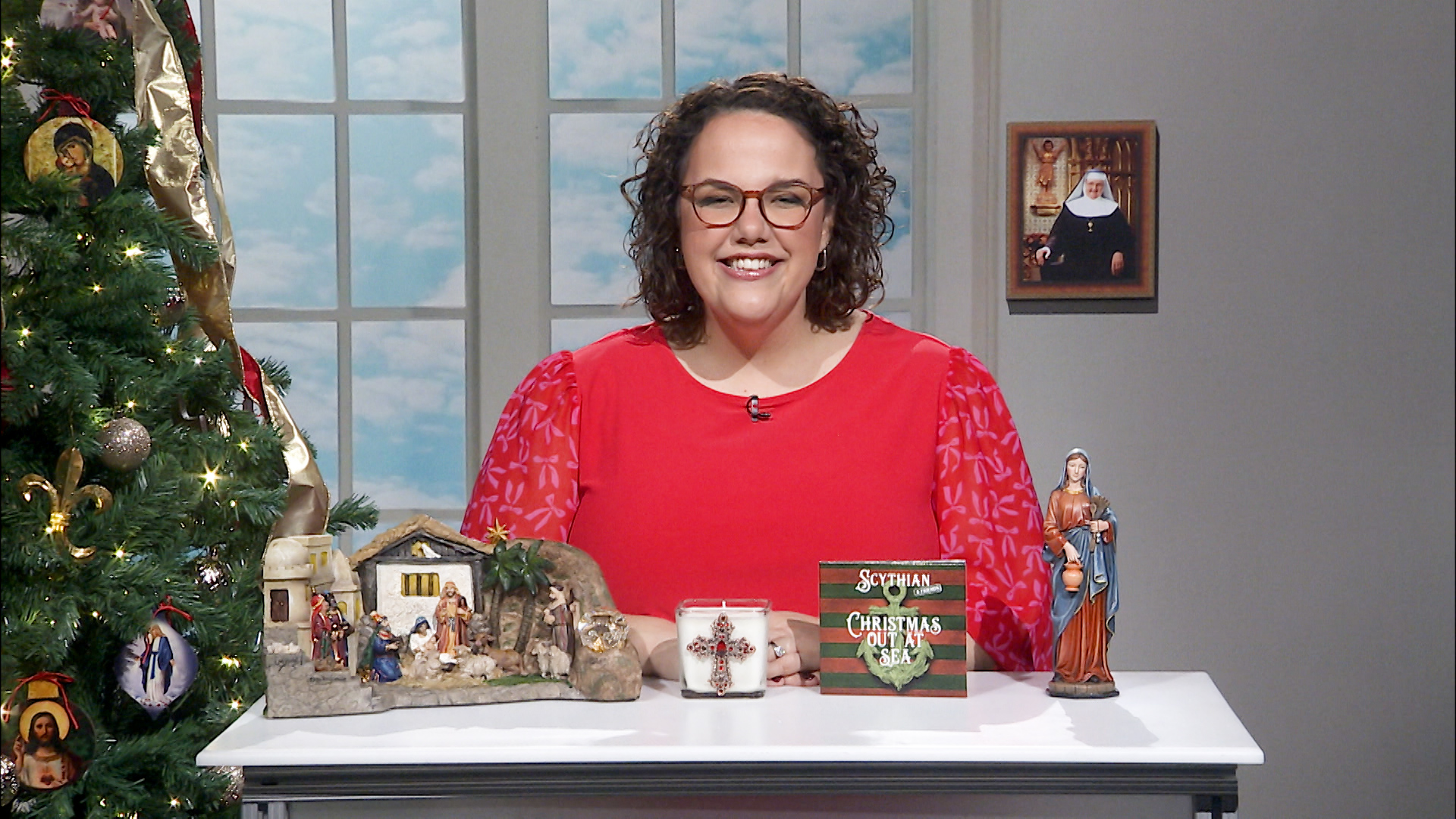 EWTN Religious Catalogue Real Life Nativity Deluxe Lighted Panorama