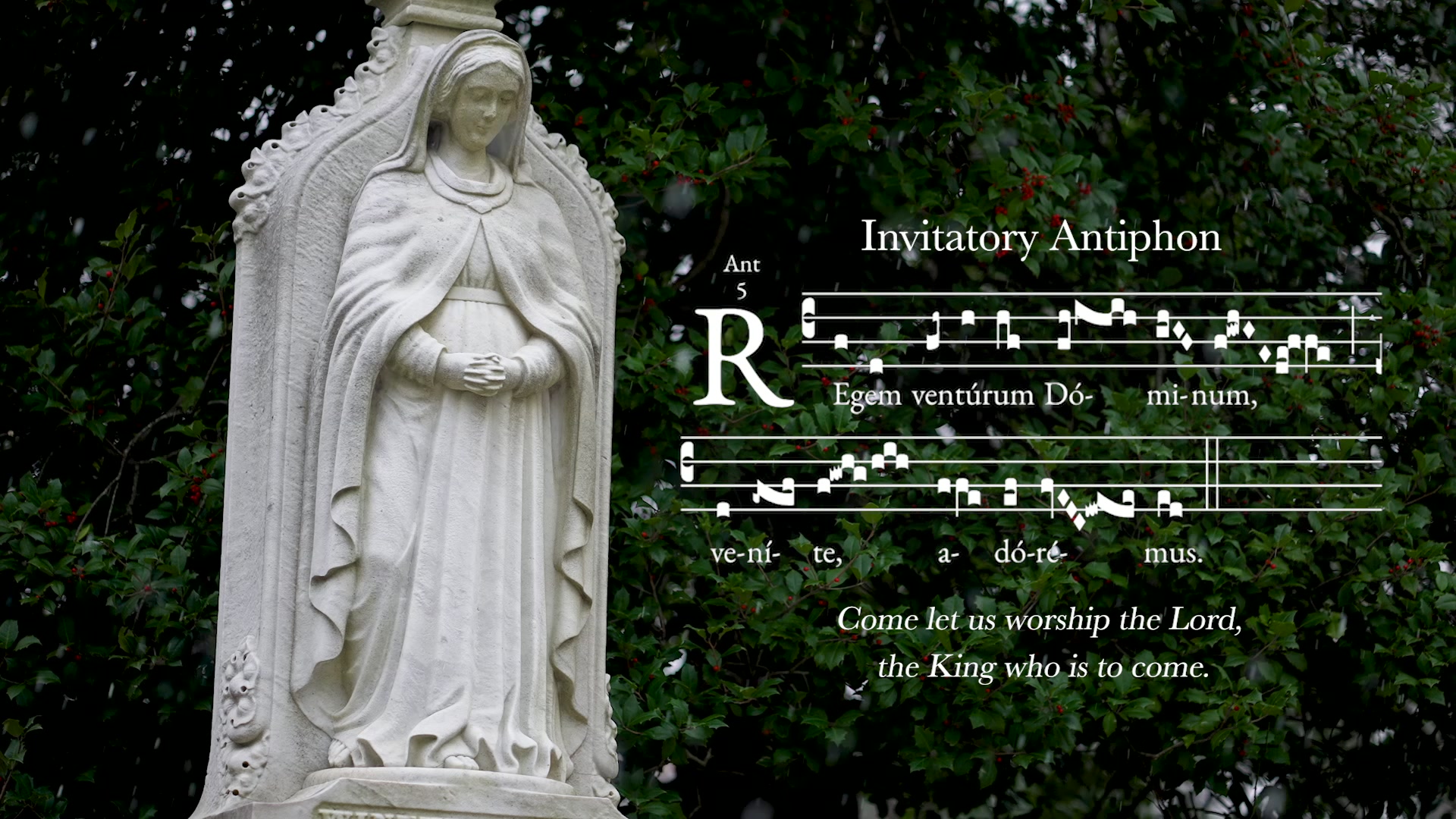 Sing the Hours 12/07/2025 Lauds, Sunday Morning Prayer