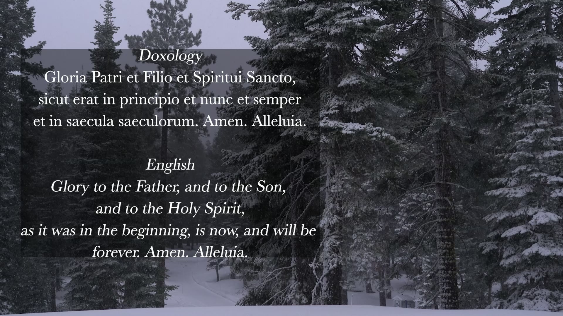 Sing the Hours 12/18/2025 Vespers, Thursday Evening Prayer