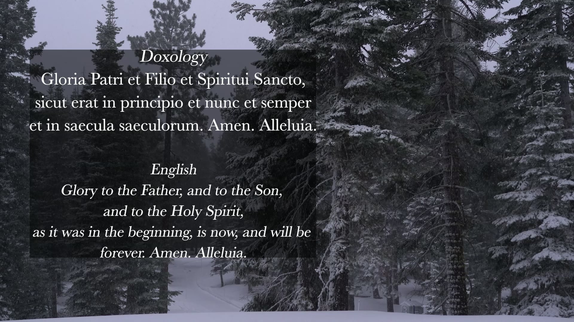 Sing the Hours 12/23/2025 Vespers, Tuesday Evening Prayer