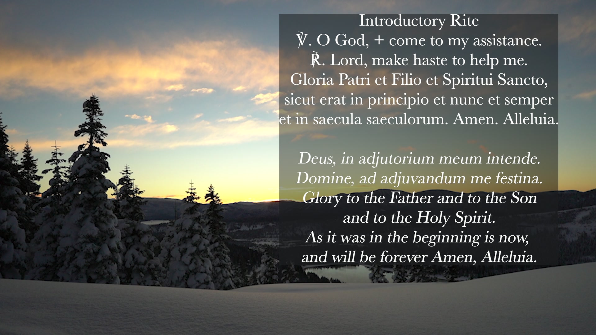 Sing the Hours 01/18/2026 Lauds, Sunday Morning Prayer