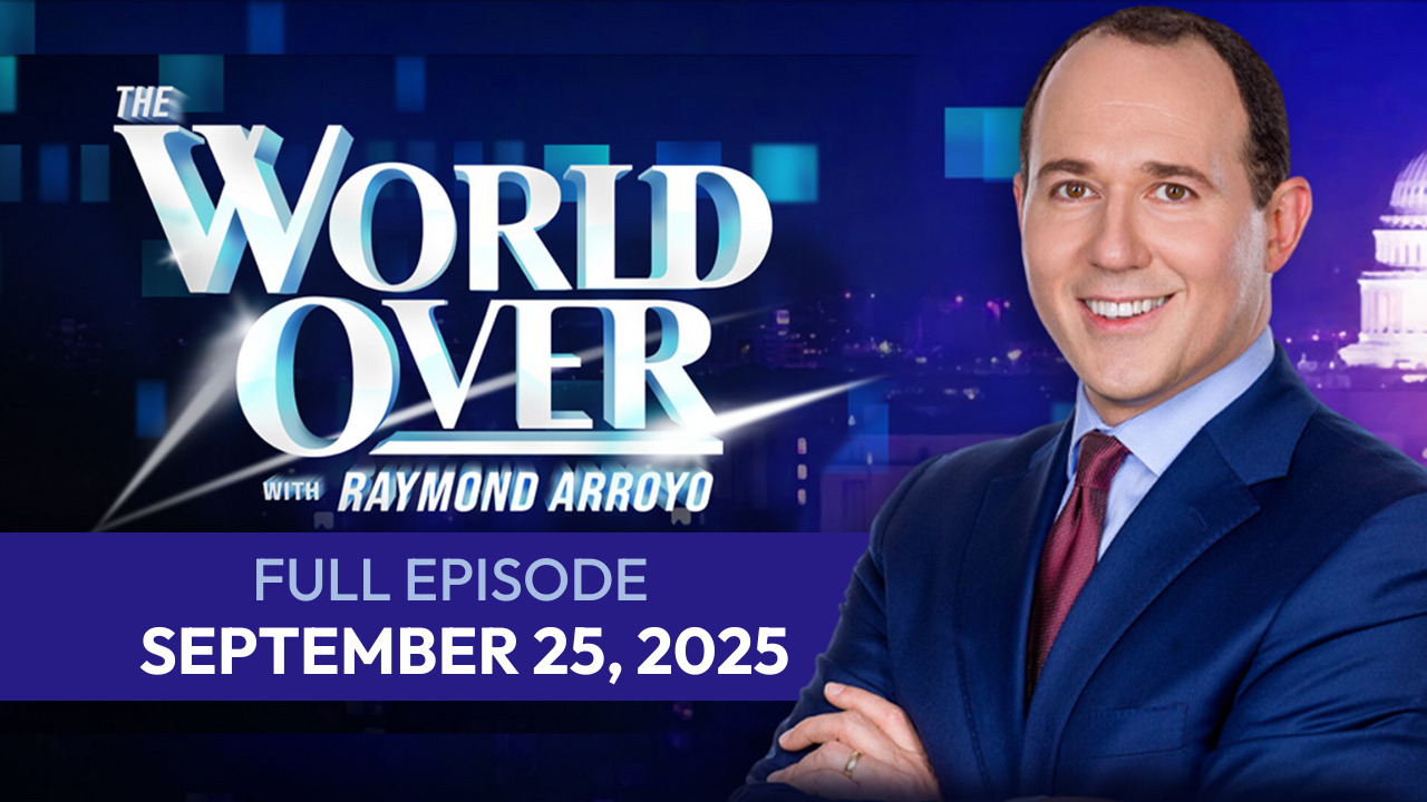  The World Over - DURBIN HONOR CONTROVERSY, NEW ARCHBISHOP in NOLA, MIDDLE EAST, BAU: ARTIST AT WAR