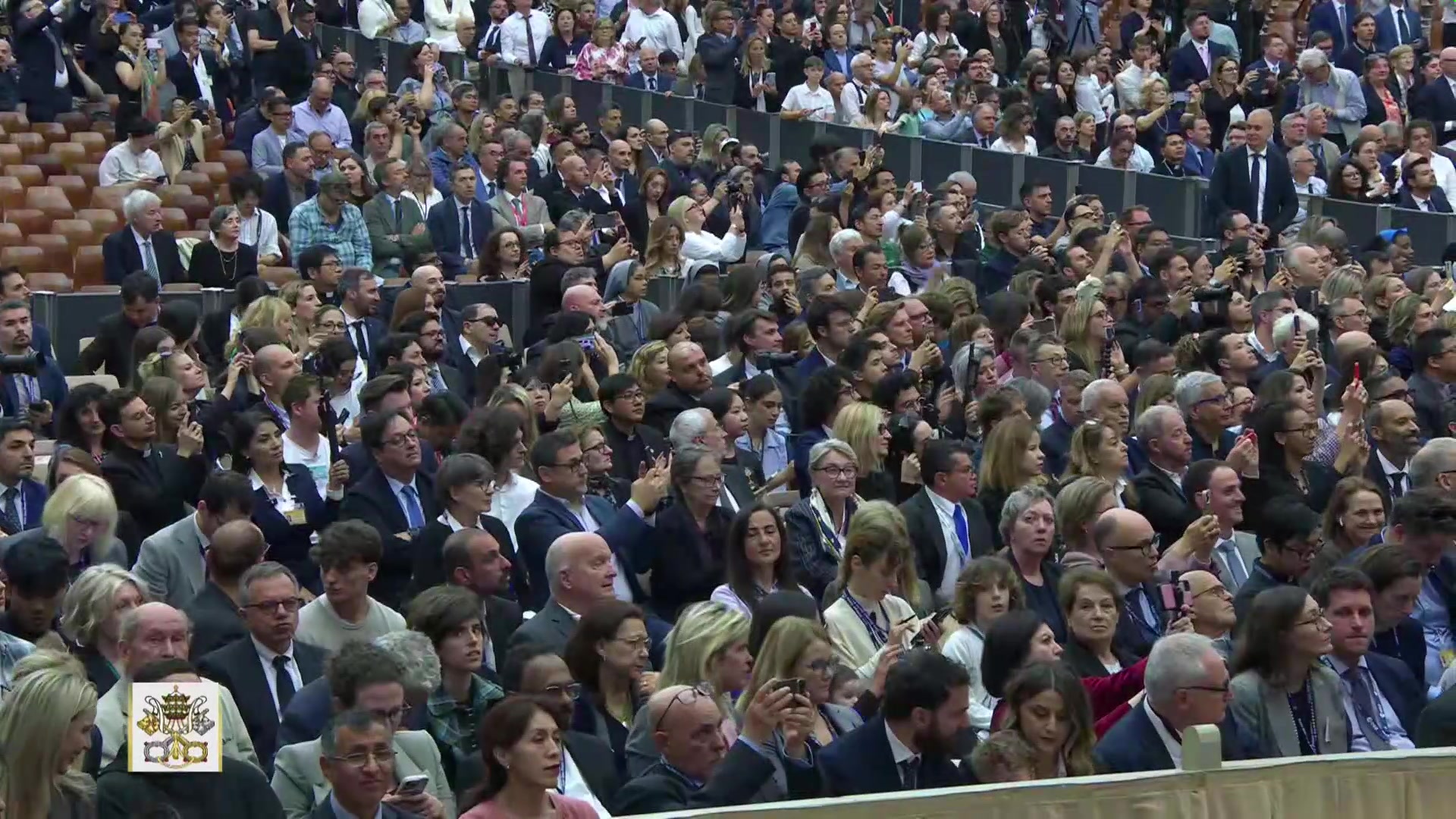  Encuentro del Papa León XIV con los representates de los medios de comunicación