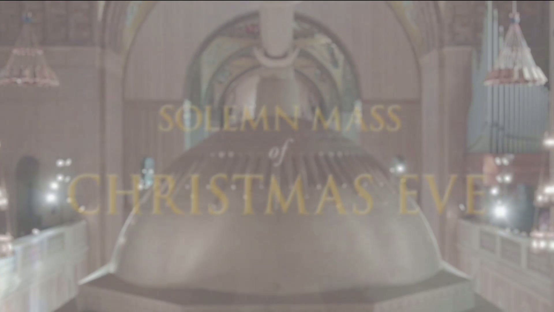 Solemnidad de la natividad del señor desde Washington, DC. Misa solemne de Nochebuena desde Washington, DC.
