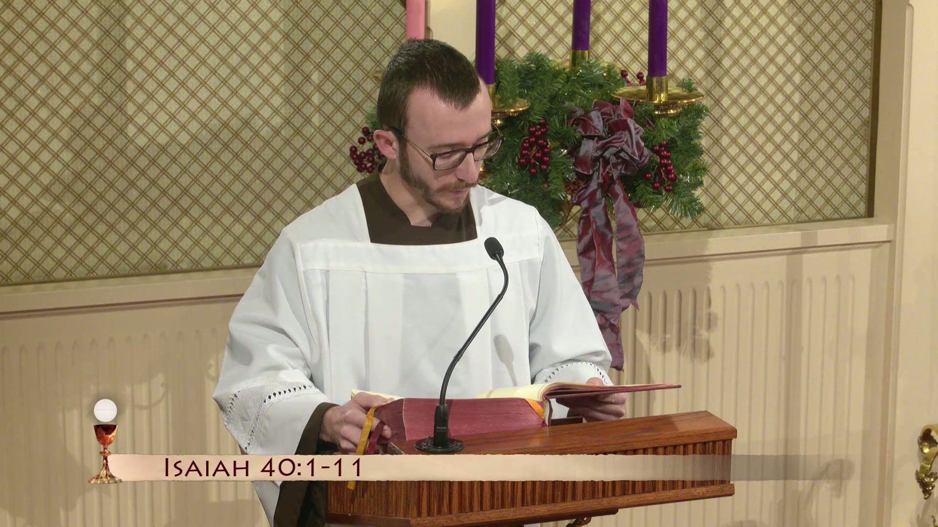 Lecturas, homilía y Misa diaria Lecturas y homilía: P. Mark