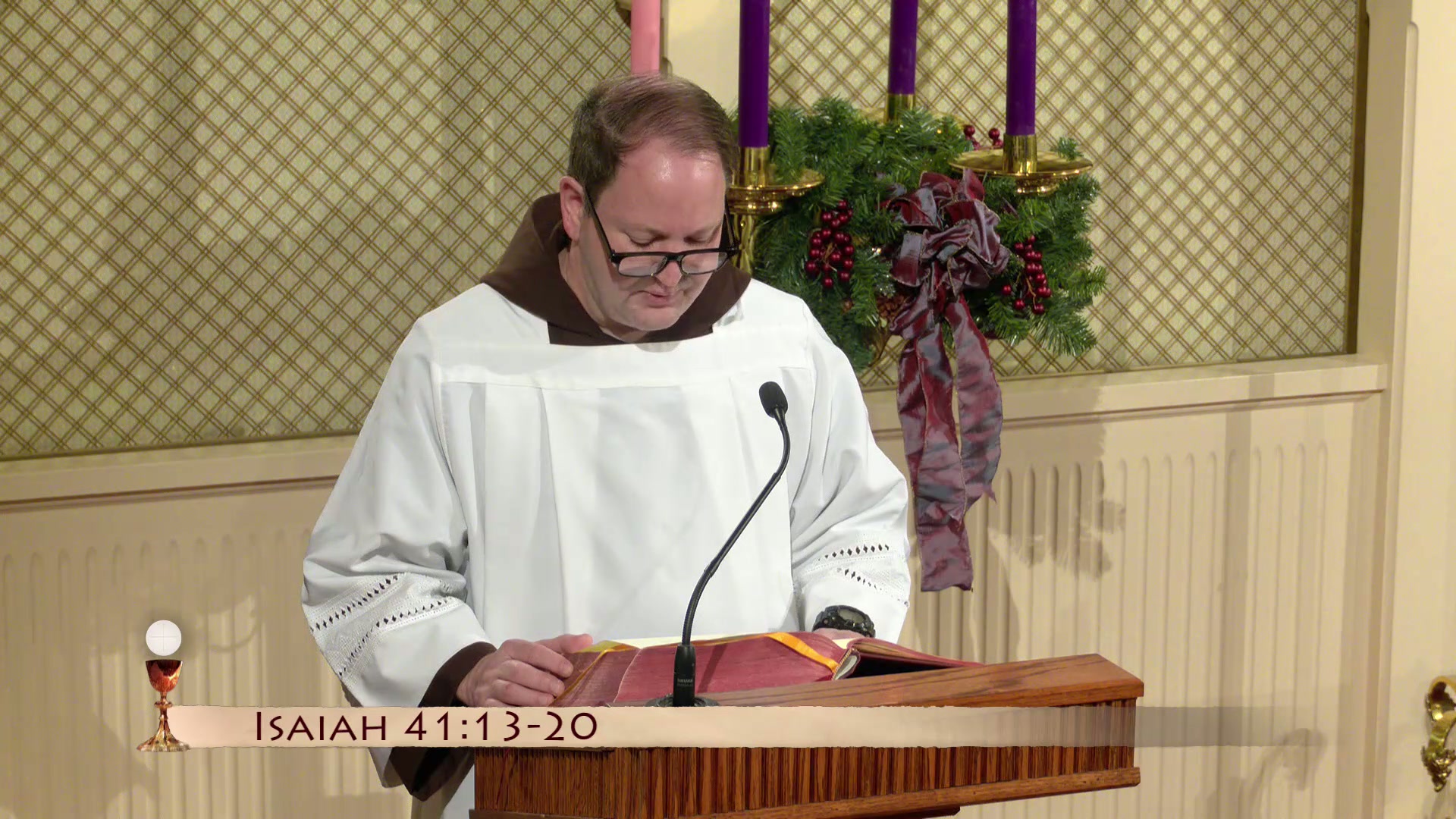 Lecturas, homilía y Misa diaria Lecturas y homilía: P. Matthew