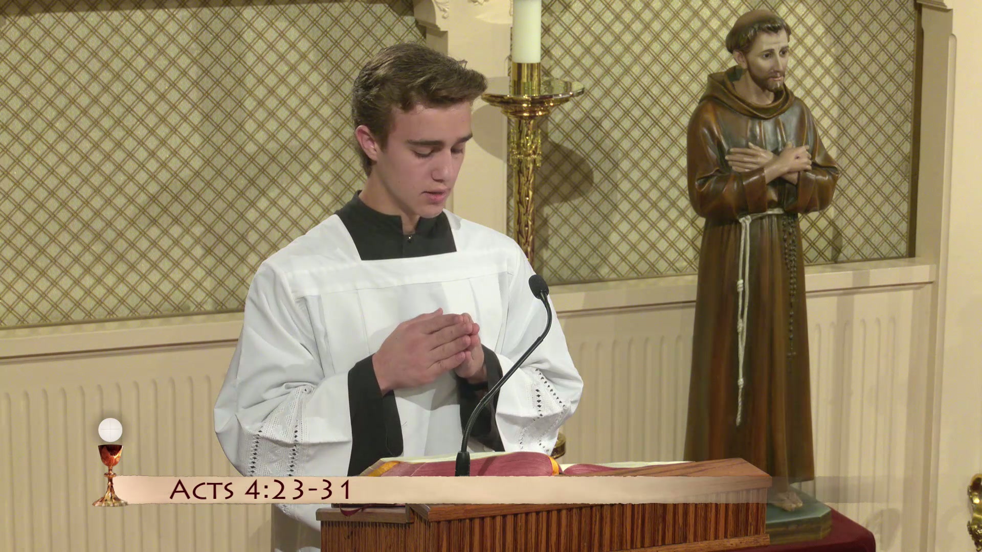 Lecturas, homilía y Misa diaria Lecturas y homilía: P. Mark